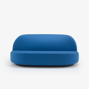 Sofa Élysée — Ligne Roset, tapicerka niebieska, widok z przodu