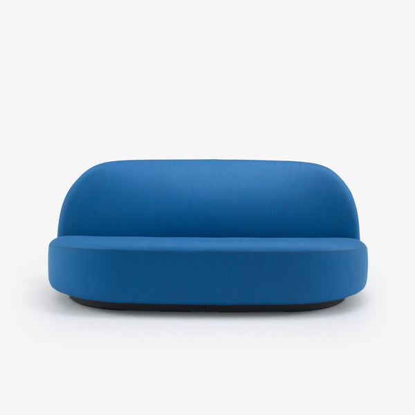 Sofa Élysée — Ligne Roset, tapicerka niebieska, widok z przodu