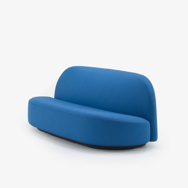 Élysée — sofa dwuosobowa, ujęcie z boku, miękka tapicerka