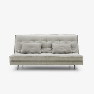 Sofa Nomade-Express — Ligne Roset, tapicerka jasna tkanina, widok z przodu