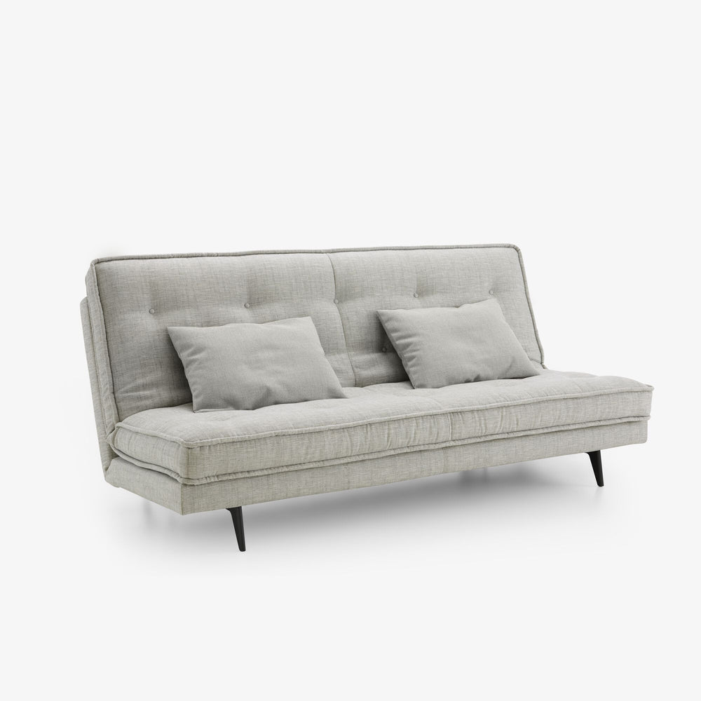 Sofa Nomade-Express — Ligne Roset, tapicerka jasna tkanina, widok z przodu