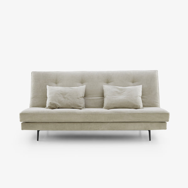 Sofa Nomade-Express Wersja 2 — Ligne Roset, tapicerka jasna tkanina, widok z przodu
