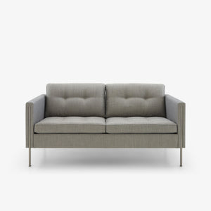 Sofa Andy Medium — Ligne Roset, tapicerka w tkaninie szarej, widok z przodu