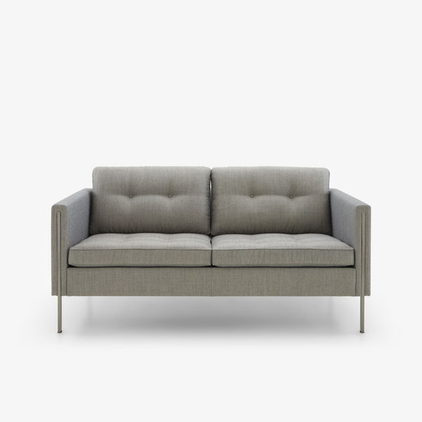 Sofa Andy Medium — Ligne Roset, tapicerka w tkaninie szarej, widok z przodu