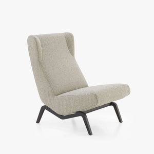 Archi — profil boczny, wysoki backrest, tapicerka beżowa tkanina