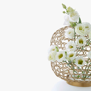 Wazon Ligne Roset Jali Brass – Ażurowy / Mosiądz (Produkt z ekspozycji)