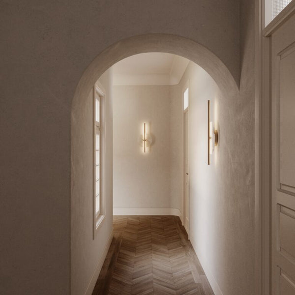 Point — kinkiet w aranżacji korytarza, oświetlenie w minimalistycznym wnętrzu