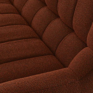 Sofa Phileas 3‑osobowa, baza lakierowana