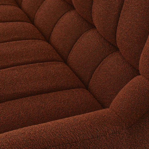 Sofa Phileas 3‑osobowa, baza lakierowana