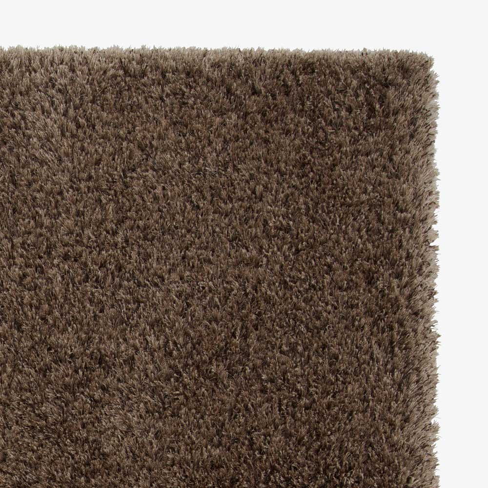 Dywan Jazz — Ligne Roset, włókno w kolorze taupe, widok całości na białym tle