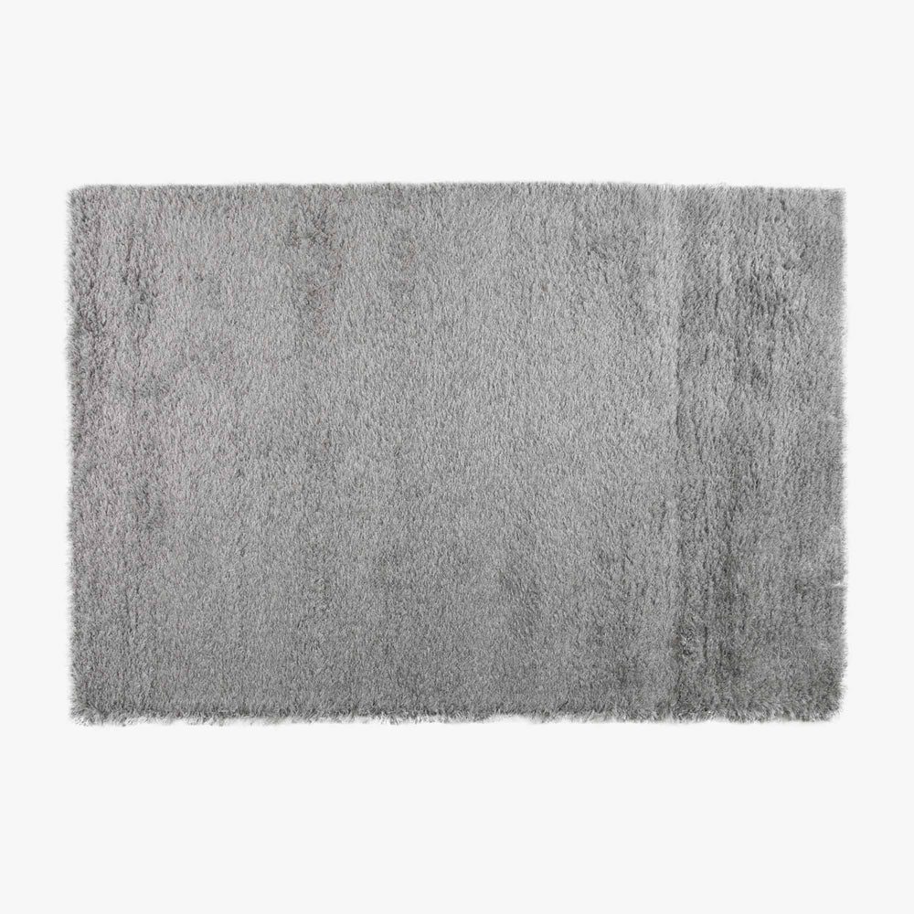 Dywan Jazz Silver — Ligne Roset, widok z przodu, włókno w kolorze szarym