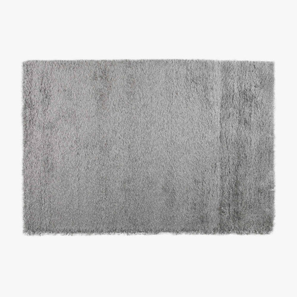 Dywan Jazz Silver — Ligne Roset, widok z przodu, włókno w kolorze szarym