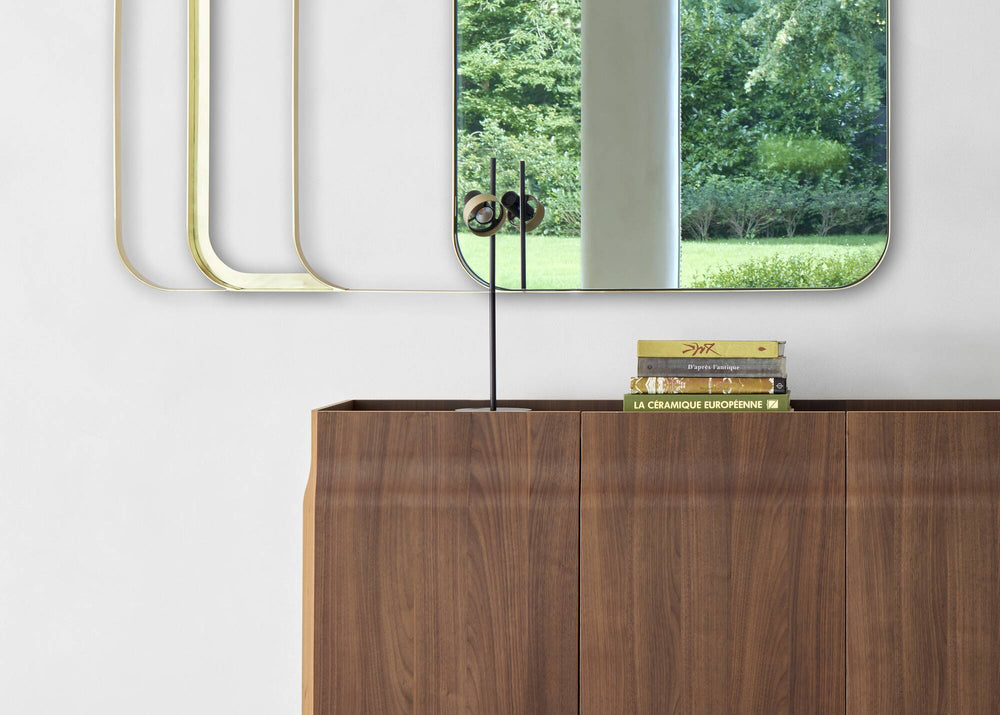 Lampa stołowa Donut — Ligne Roset, struktura czarna z abażurem beżowym, widok z przodu
