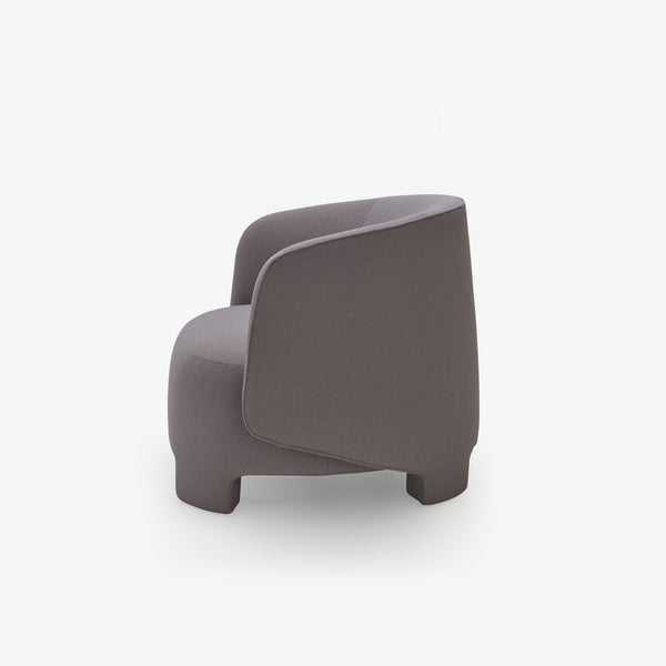 Taru — widok z tyłu, wysoki backrest, tapicerka dwukolorowa
