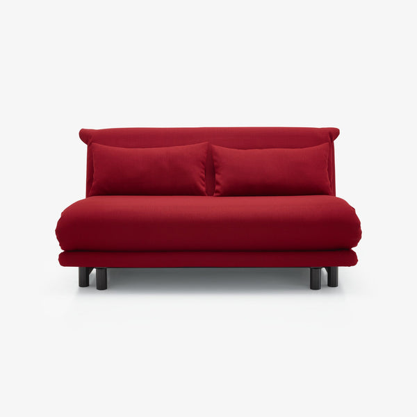 Sofa Multy — Ligne Roset, tapicerka w kolorze bordowym, widok z przodu
