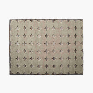 Dywan Quadrature — Ligne Roset, wzór geometryczny w kolorze beżu, widok z góry