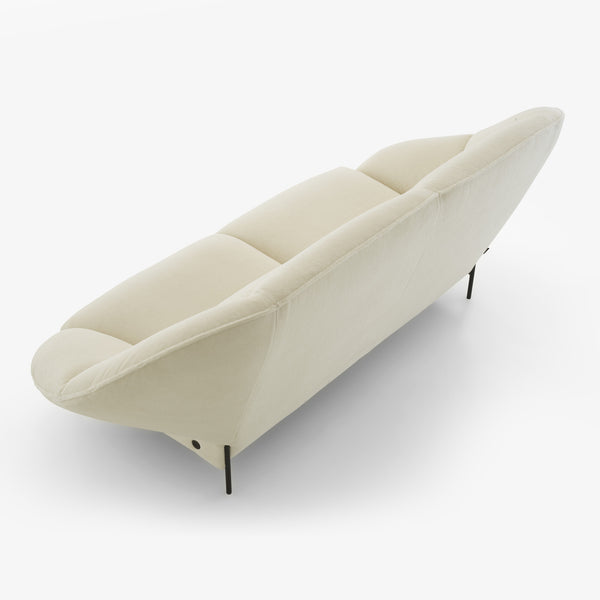 Païpaï Large — widok z góry, kształt ergonomiczny, nogi metalowe