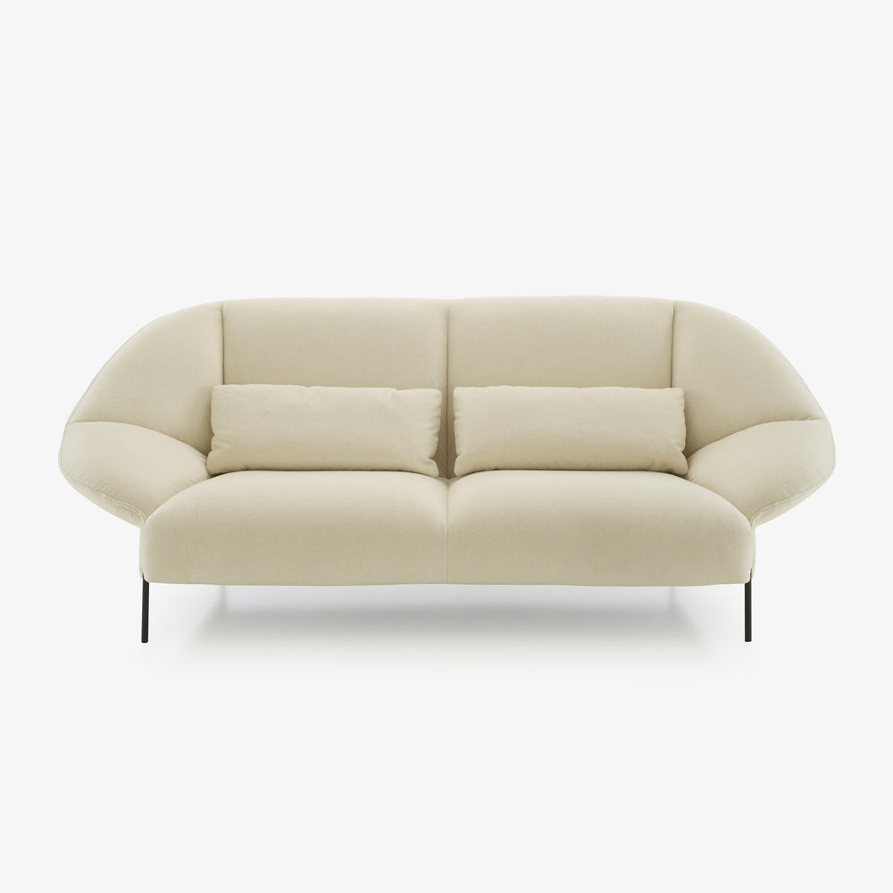Sofa Païpaï Large — Ligne Roset, tapicerka w tkaninie jasnej, widok z przodu