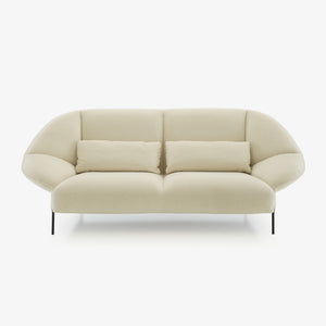 Sofa Païpaï Large — Ligne Roset, tapicerka w tkaninie jasnej, widok z przodu