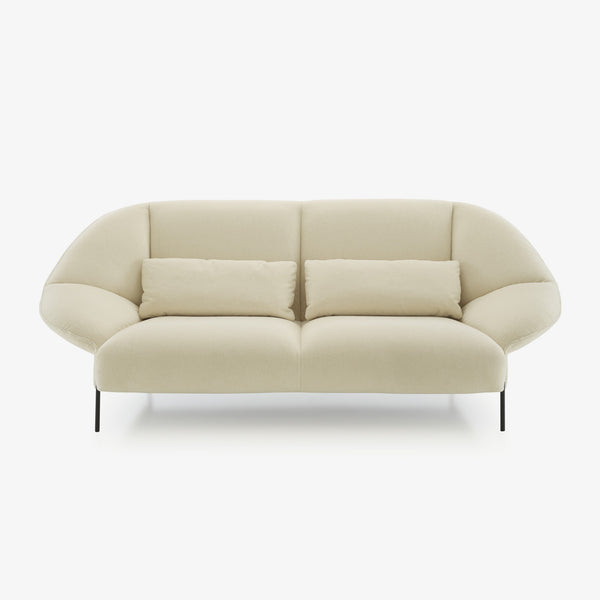Sofa Païpaï Large — Ligne Roset, tapicerka w tkaninie jasnej, widok z przodu