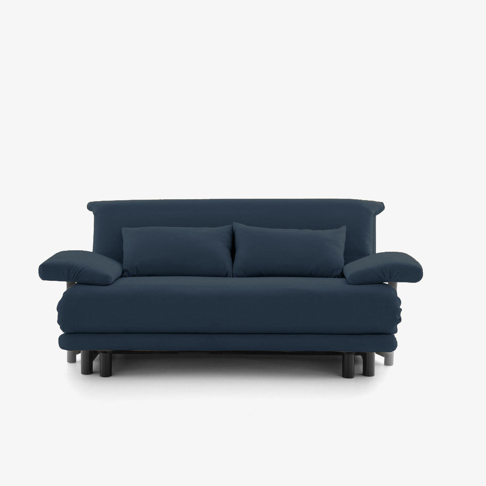 Sofa Multy — Ligne Roset, tapicerka tkanina granatowa, widok z przodu