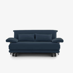 Sofa Multy — Ligne Roset, tapicerka tkanina granatowa, widok z przodu