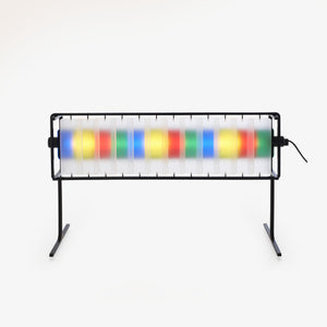 Lampa stołowa Ailleurs — Ligne Roset, oświetlenie kolorowe, widok frontalny