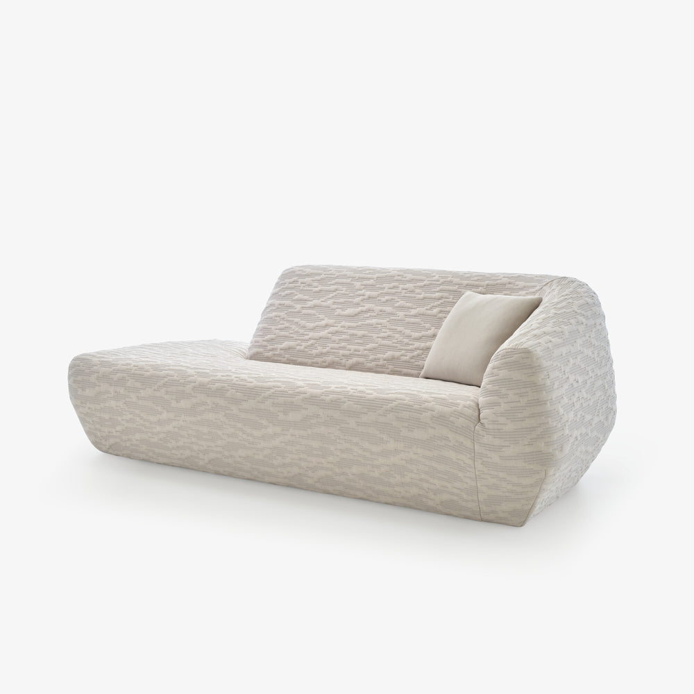 Szezlong Uncover — Ligne Roset, tapicerka w tkaninie, widok z przodu