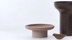 Wazon Empreintes Large Chocolat