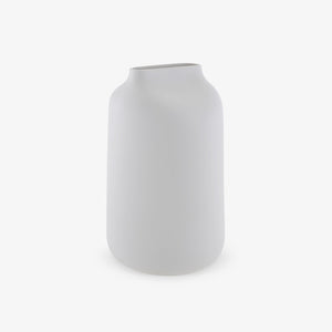 Wazon Fila Large — Ligne Roset, ceramika biała, widok z przodu