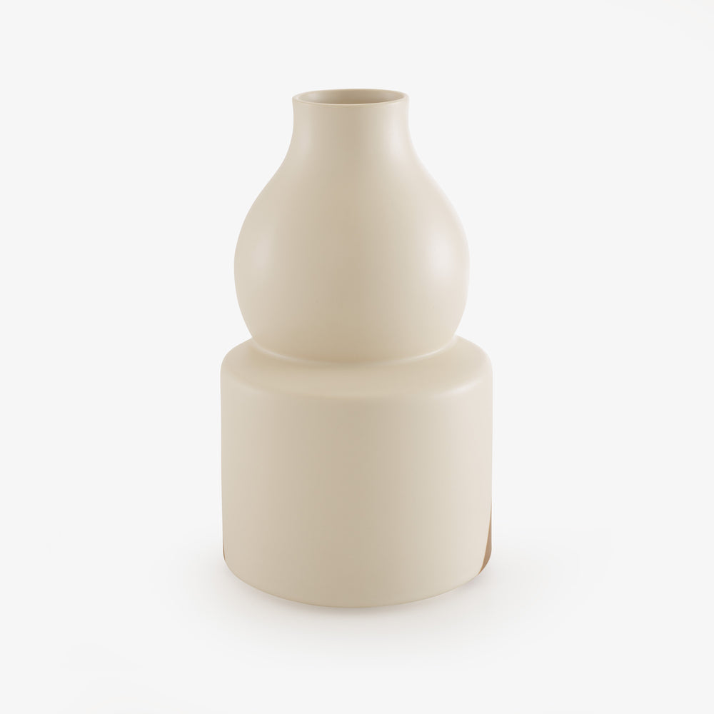 Wazon Amalgame — Ligne Roset, dwukolorowy design, widok z przodu