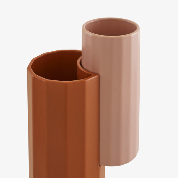 Wazon Dalia 2 w 1 cannelle/rose