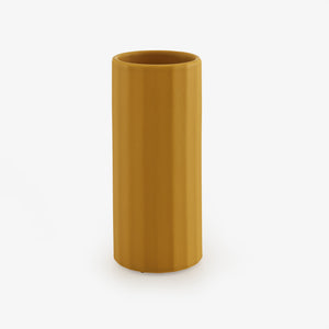 Wazon Dalia small — Ligne Roset, ceramika w kolorze złocistym, widok z przodu
