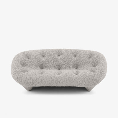 Sofa Ploum Medium — Ligne Roset, tapicerka w tkaninie jasnej, widok z przodu