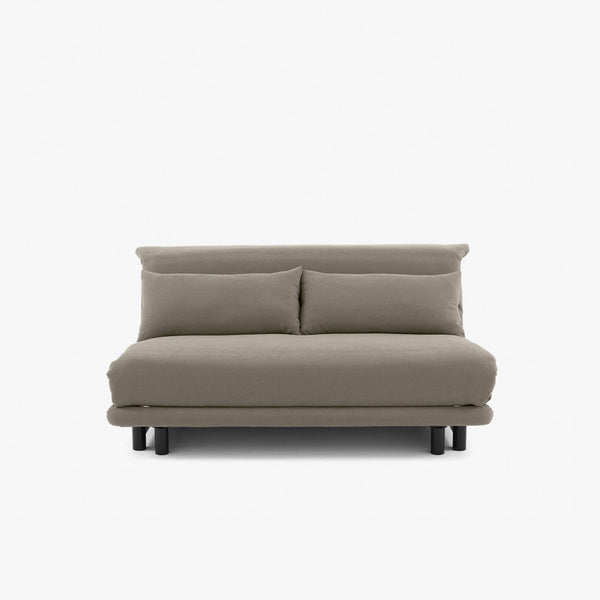 Sofa Multy 155 — Ligne Roset, tapicerka tkanina beżowa, widok z przodu