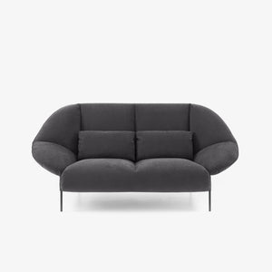 Sofa Païpaï Medium — Ligne Roset, tapicerka szara tkanina, widok z przodu
