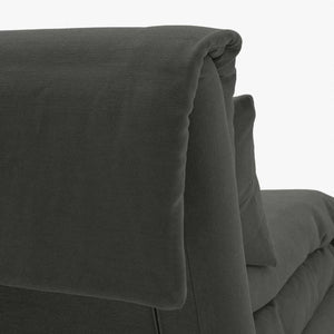 Sofa rozkładana Multy 155 z podłokietnikami, Amalfi Anthracite, Bulltex