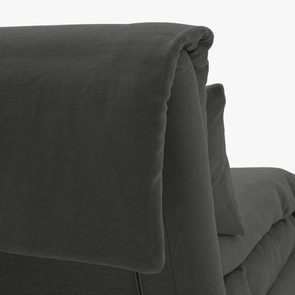Sofa rozkładana Multy 155 z podłokietnikami, Amalfi Anthracite, Bulltex