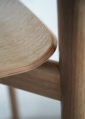 ARCHE bar stool / Natur oak KRYSTIAN KOWALSKI