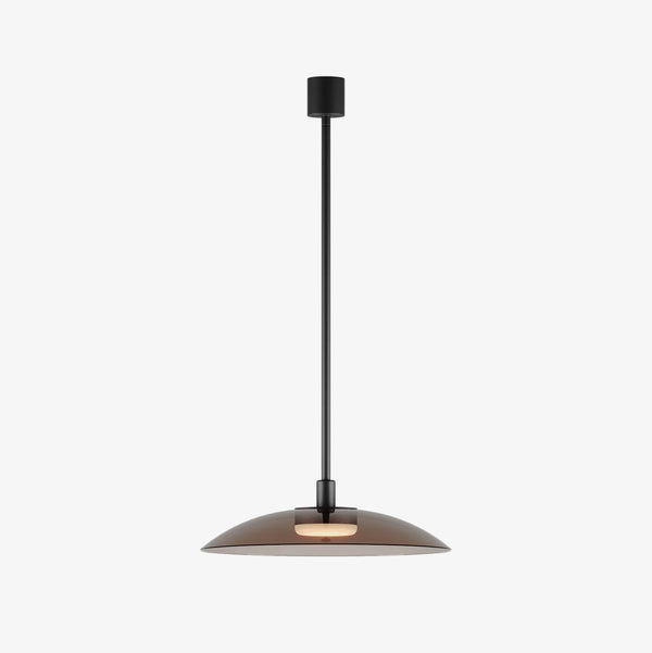 Lampa wisząca Betty — Aromas Del Campo, abażur metalowy w kolorze czarnym, widok z przodu
