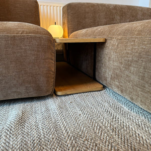 Sofa modułowa Edda — zestaw wystawowy z szezlongiem