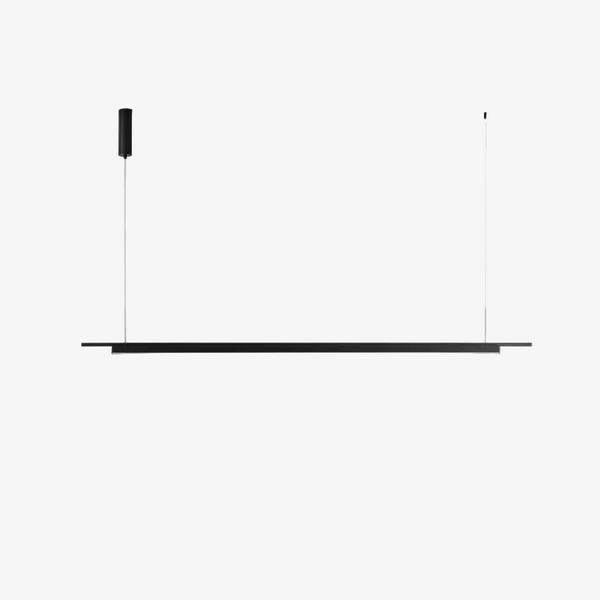 Lampa wisząca Coln — Aromas Del Campo, minimalistyczny design z czarnym drążkiem i linkami, widok z przodu