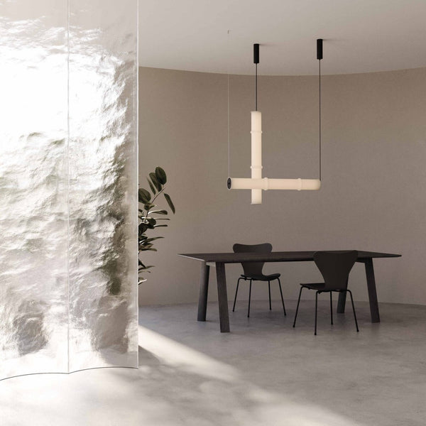 Canna — lampa w aranżacji jadalni, naturalne oświetlenie, widok lifestyle