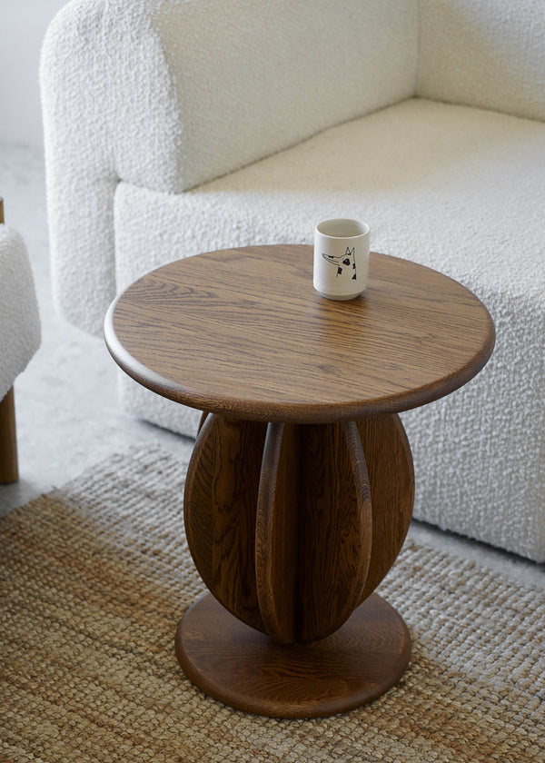 CITRUS HIGH coffee table / Dark oak SYLVAIN WILLENZ