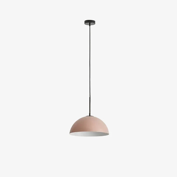 Lampa wisząca Beta — Aromas Del Campo, kopuła w kolorze taupe, widok z przodu