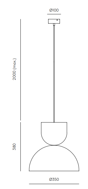 Lampa wisząca Gamma