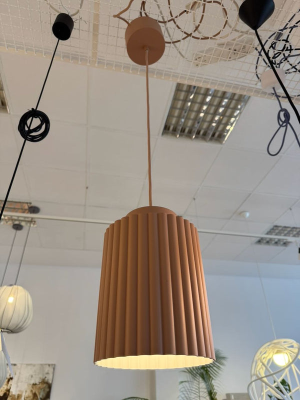 Lampa wisząca Pholc Donna 18 Blush – Róż / Aluminium (Produkt z ekspozycji)