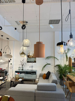 Lampa wisząca Pholc Donna 18 Blush – Róż / Aluminium (Produkt z ekspozycji)