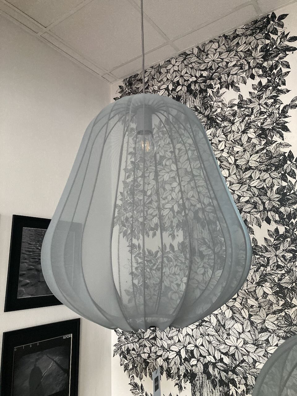 Lampa wisząca Bolia Balloon Ø54 – Jasnoszara / Tkanina (Produkt z ekspozycji)