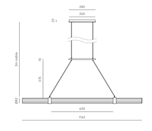 Lampa wisząca Niro